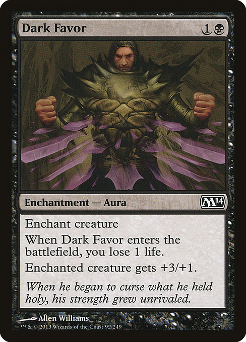 Dark Favor highlighted card art