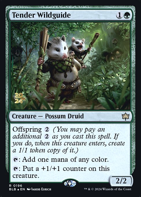 Tender Wildguide from Bloomburrow Promos