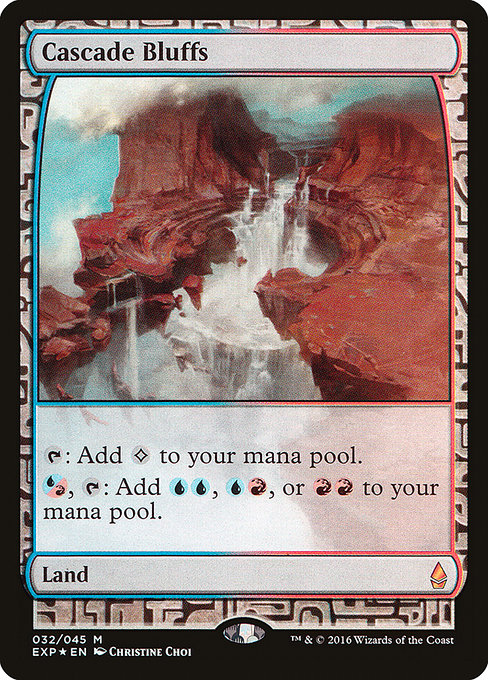 Cascade Bluffs from Zendikar Expeditions