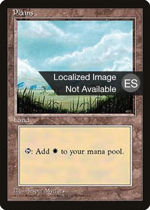 Plains from Fourth Edition Foreign Black Border