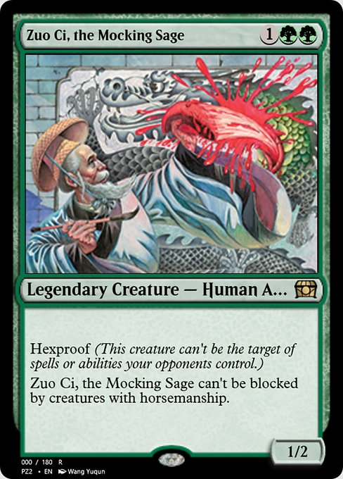 Zuo Ci, the Mocking Sage highlighted card art