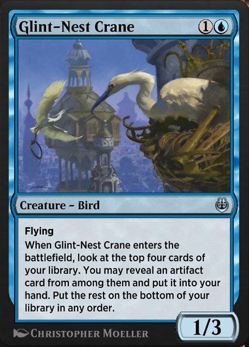 Glint-Nest Crane highlighted card art