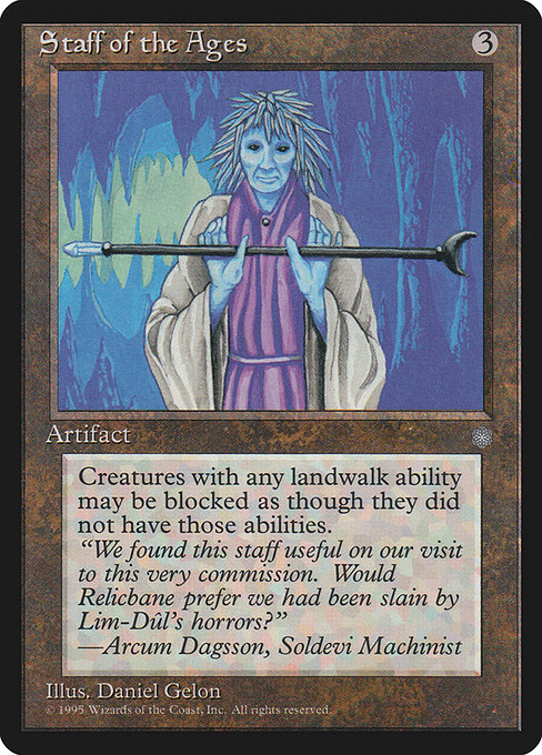 Staff of the Ages highlighted card art