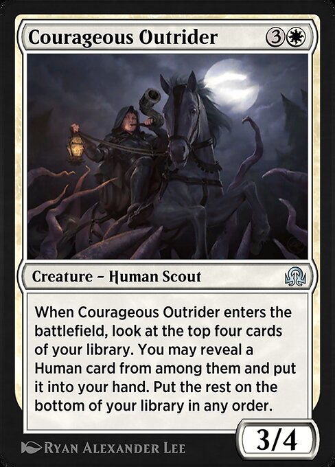 Courageous Outrider highlighted card art
