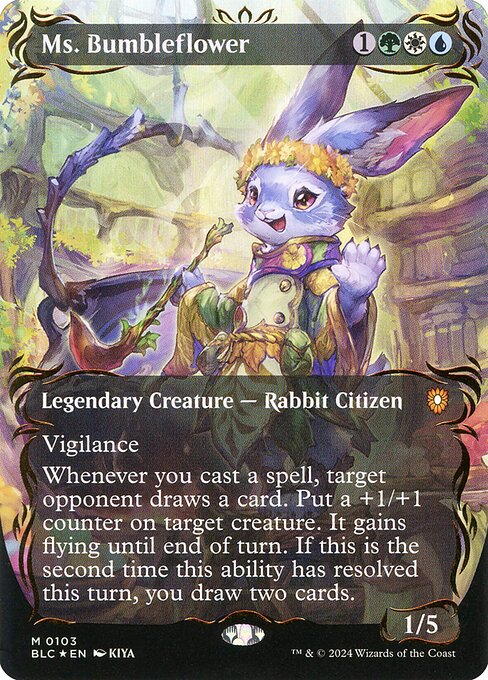 Ms. Bumbleflower from Bloomburrow Commander