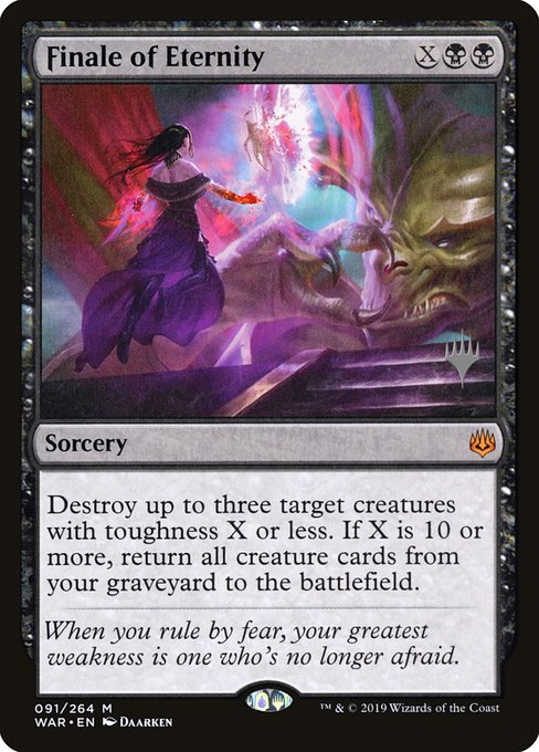 Finale of Eternity highlighted card art