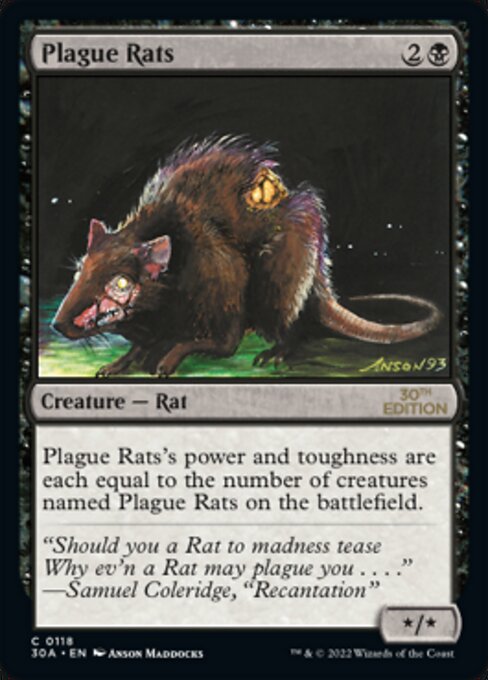 Plague Rats highlighted card art