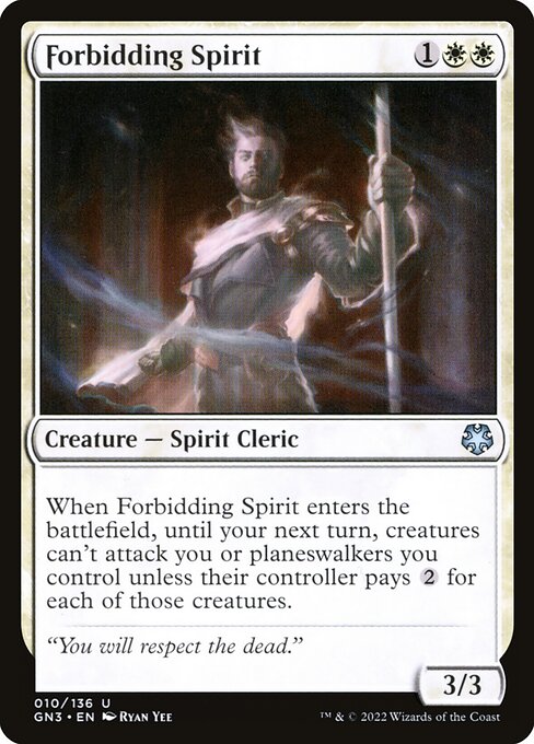 Forbidding Spirit highlighted card art