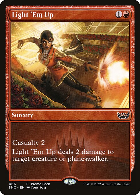 Light 'Em Up highlighted card art