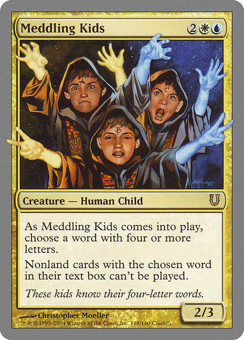 Meddling Kids highlighted card art