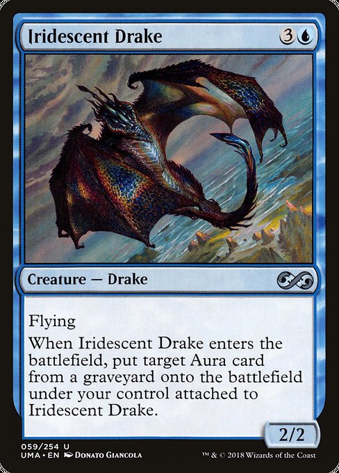 Iridescent Drake highlighted card art