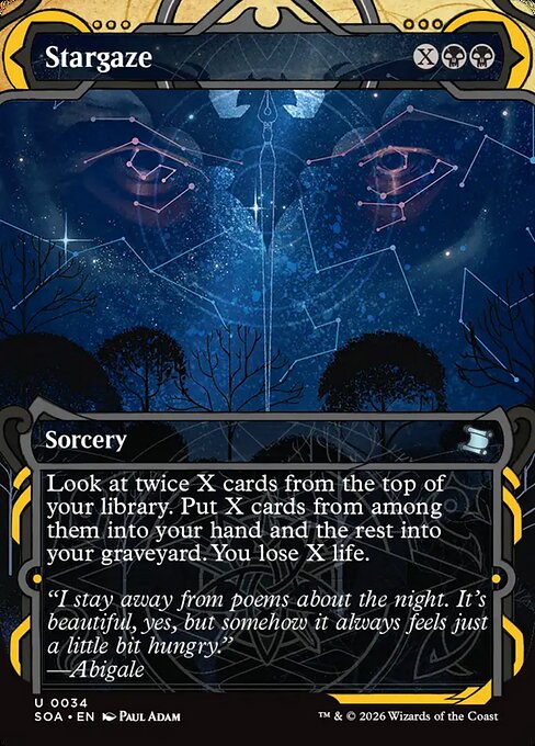 Stargaze from Secrets of Strixhaven Mystical Archive
