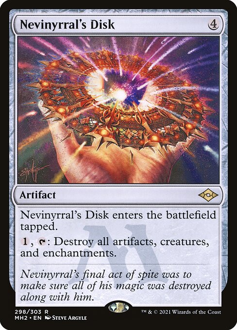 Nevinyrral's Disk from Modern Horizons 2