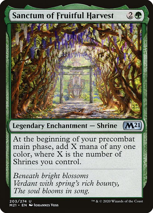 Sanctum of Fruitful Harvest highlighted card art