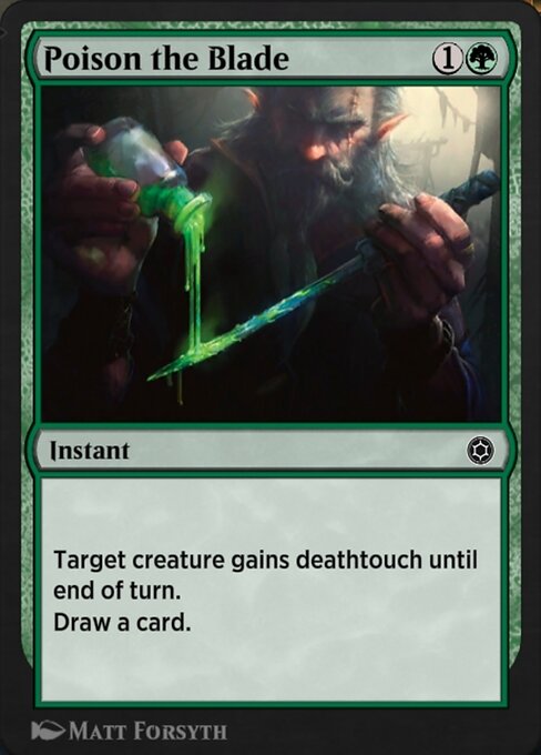 Poison the Blade highlighted card art
