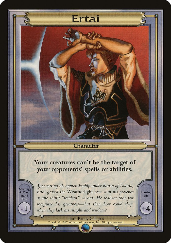 Ertai highlighted card art