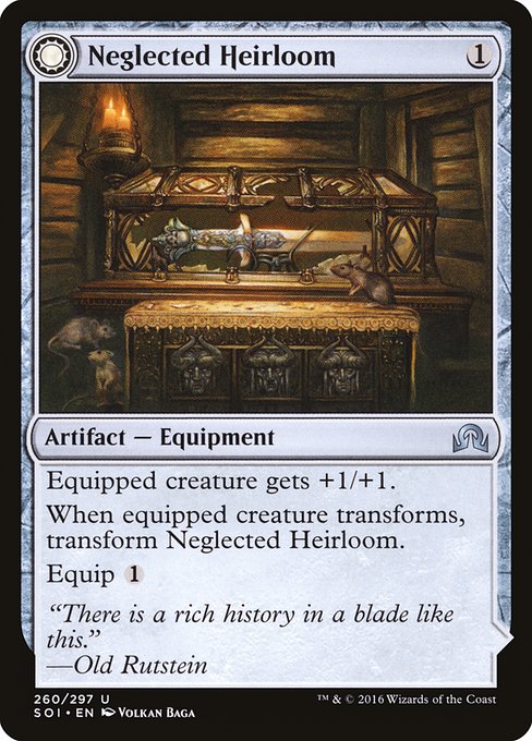 Neglected Heirloom // Ashmouth Blade from Shadows over Innistrad