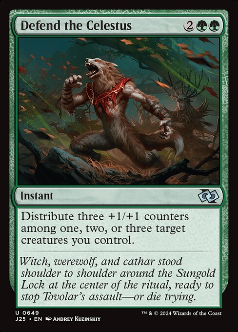Defend the Celestus highlighted card art