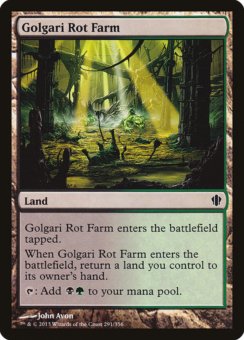 Golgari Rot Farm from Commander 2013