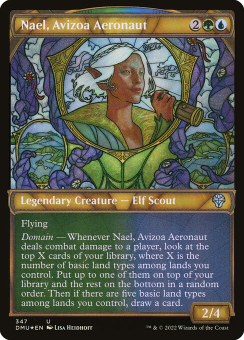 Nael, Avizoa Aeronaut highlighted card art