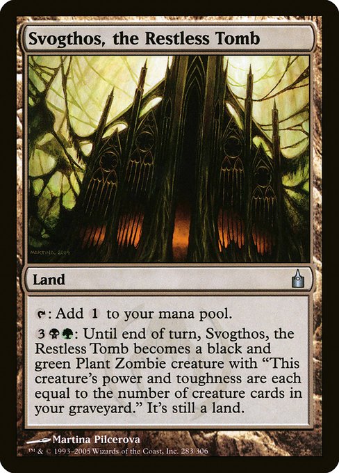 Svogthos, the Restless Tomb from Ravnica: City of Guilds