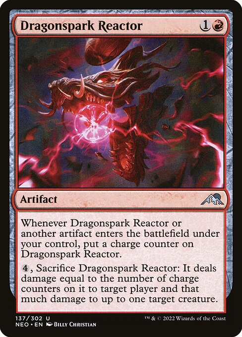 Dragonspark Reactor highlighted card art