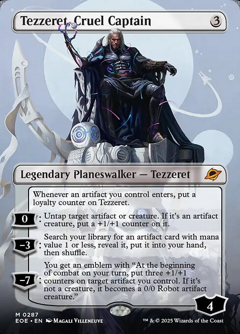Tezzeret, Cruel Captain from Edge of Eternities