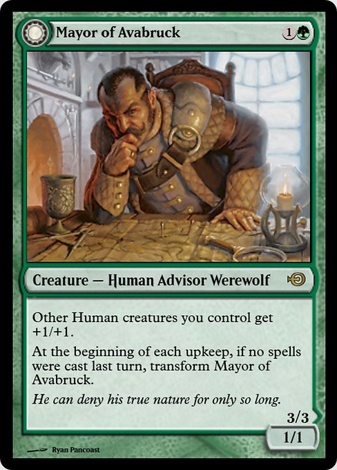 Mayor of Avabruck // Howlpack Alpha from Magic Online Promos