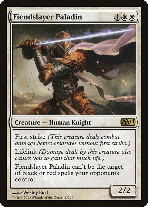 Fiendslayer Paladin from Magic 2014