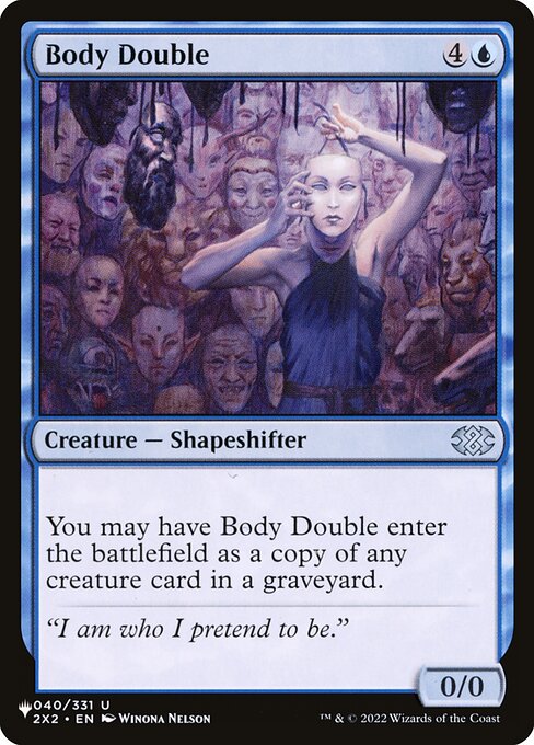 Body Double highlighted card art