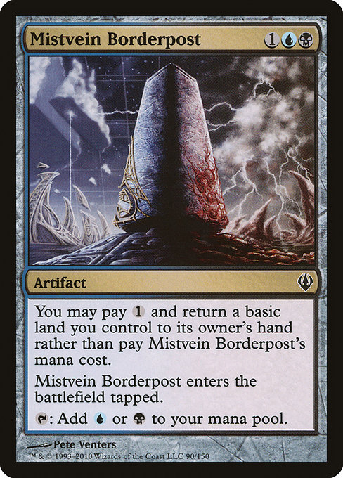 Mistvein Borderpost highlighted card art