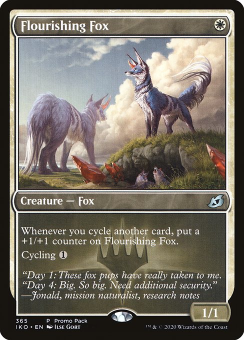 Flourishing Fox highlighted card art