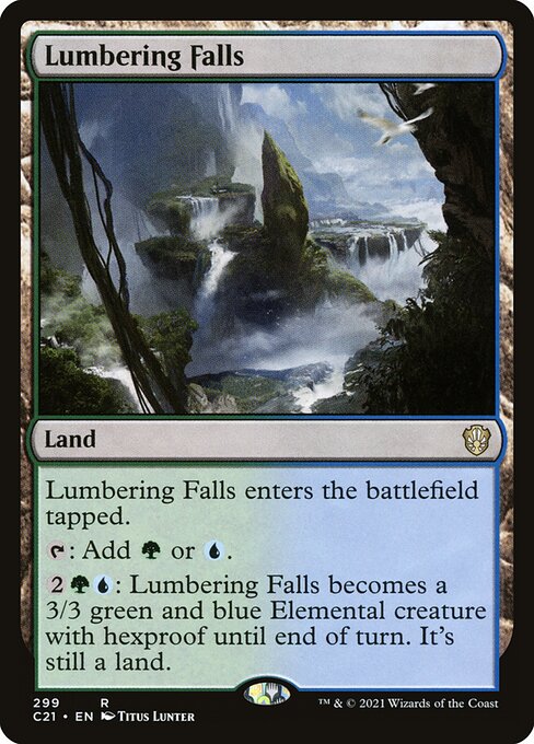Lumbering Falls from Commander 2021