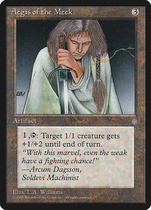 Aegis of the Meek highlighted card art
