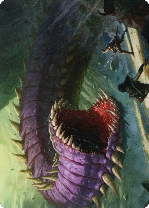 Purple Worm // Purple Worm from Adventures in the Forgotten Realms Art Series