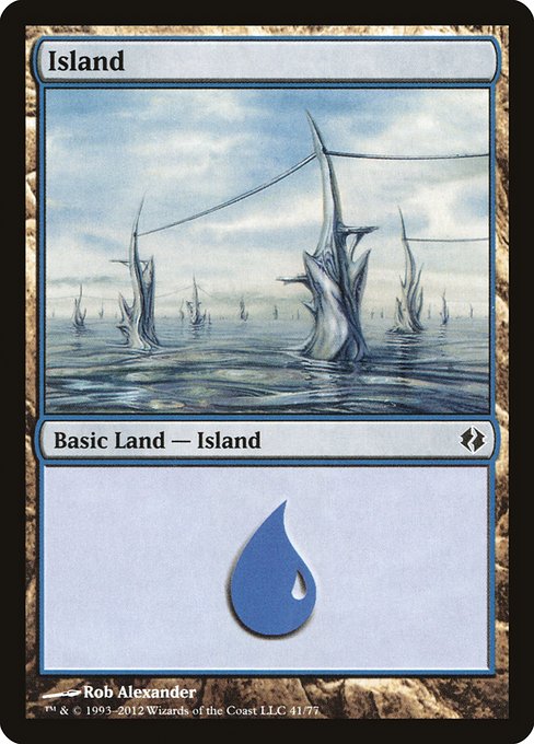 Island from Duel Decks: Venser vs. Koth