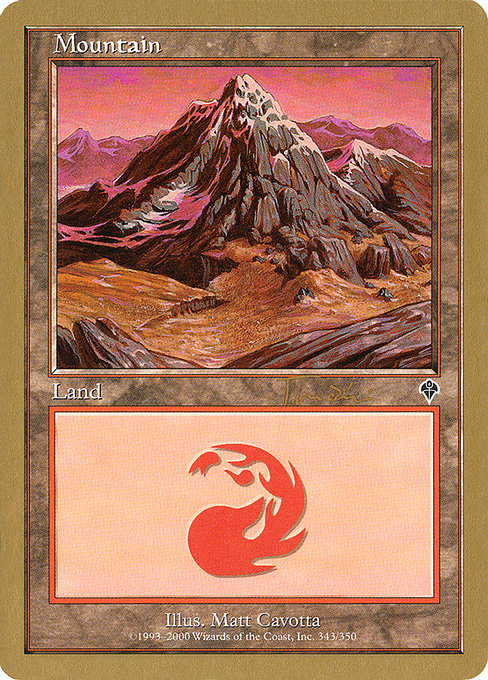 Mountain from World Championship Decks 2001