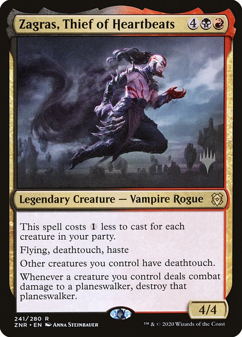 Zagras, Thief of Heartbeats from Zendikar Rising Promos