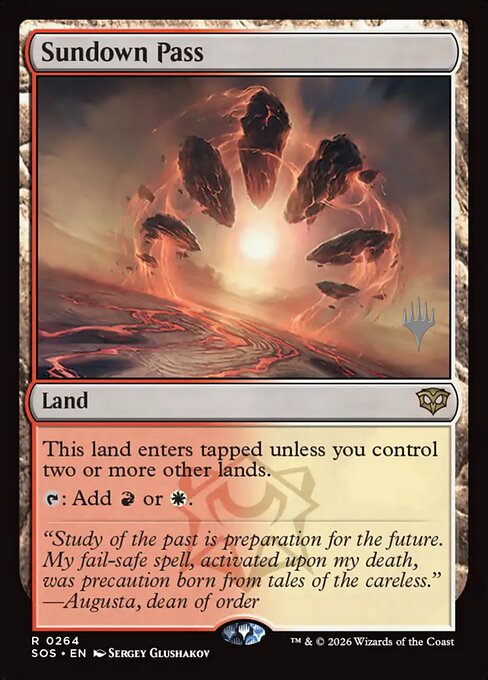 Sundown Pass highlighted card art