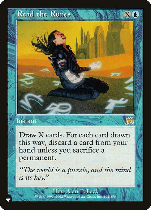 Read the Runes highlighted card art