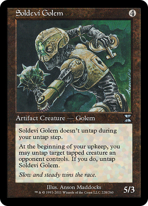 Soldevi Golem highlighted card art