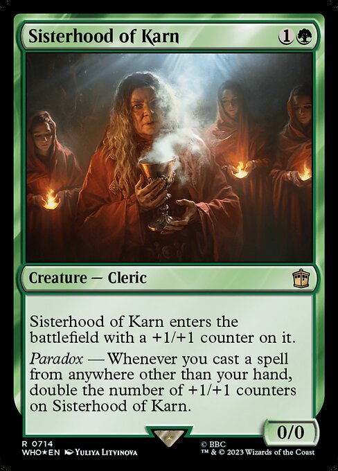 Sisterhood of Karn from Doctor Who