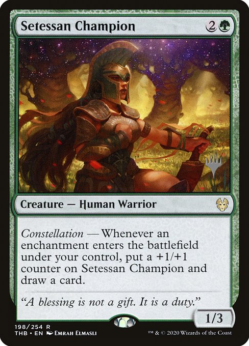 Setessan Champion from Theros Beyond Death Promos