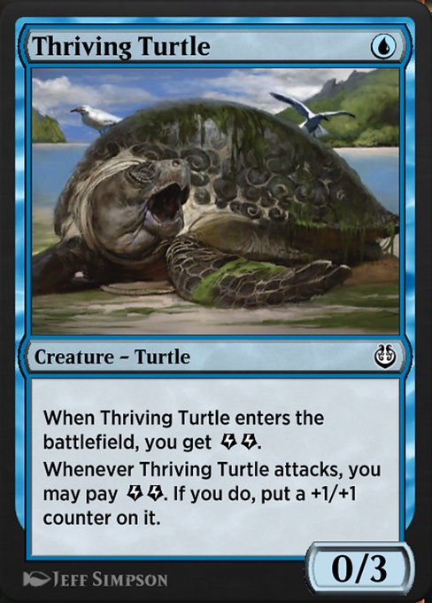 Thriving Turtle highlighted card art