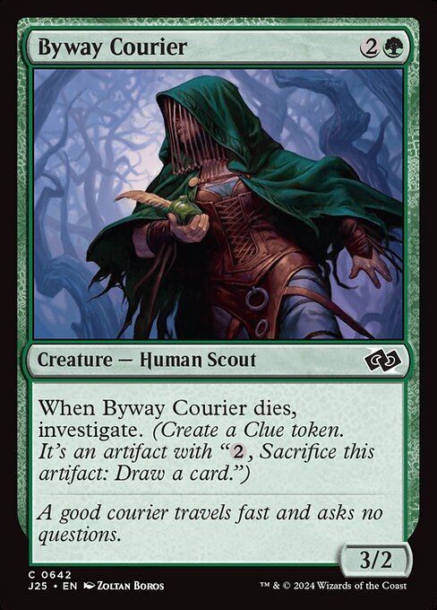 Byway Courier highlighted card art