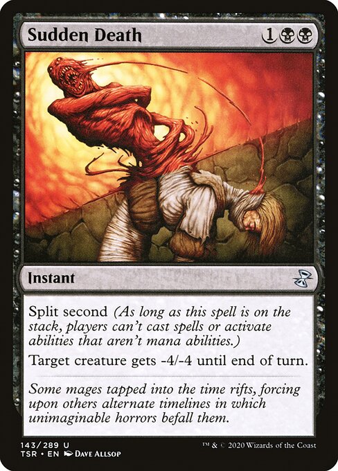 Sudden Death highlighted card art