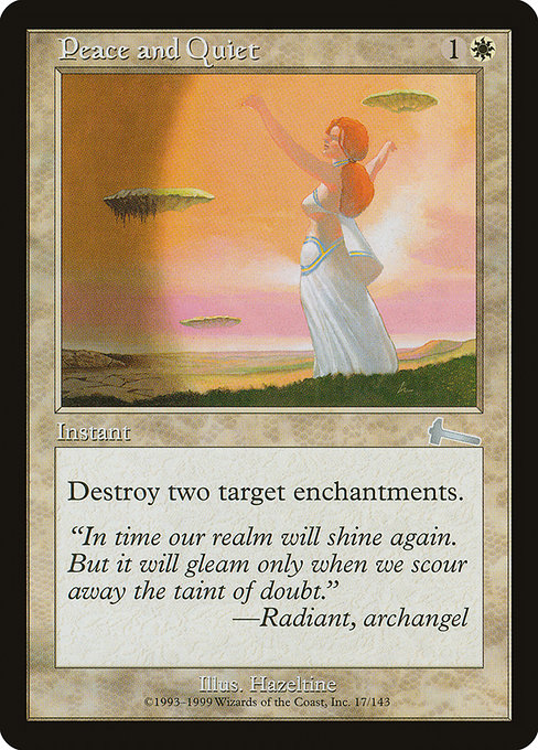 Peace and Quiet highlighted card art