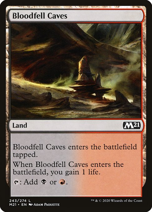 Bloodfell Caves from Core Set 2021