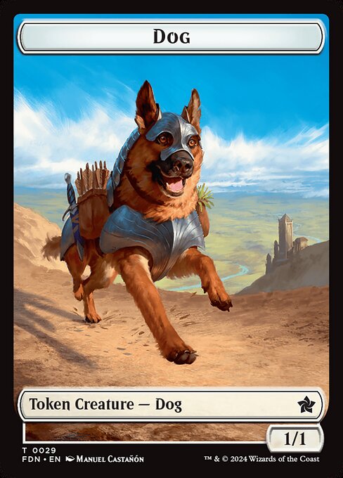Dog from Foundations Tokens