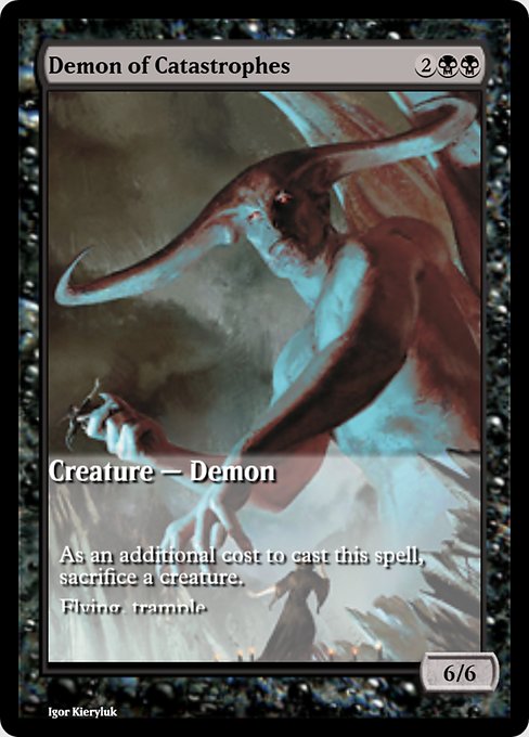 Demon of Catastrophes from Magic Online Promos
